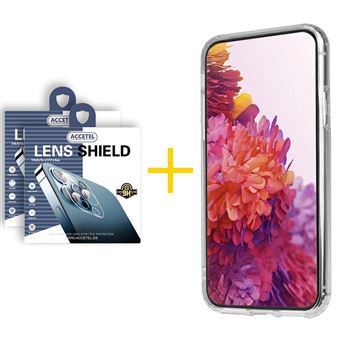 Pack 2 x Película de Câmara + Capa skyhe para Apple iPhone 13 Pro Dupla 360º Transparente Clear - 1