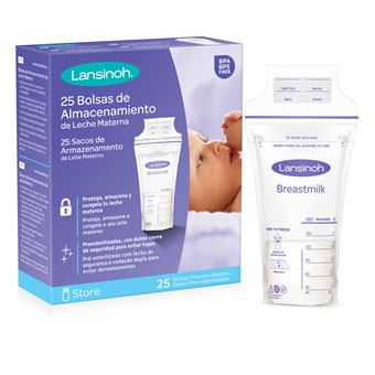 Sacos de Armazenamemto para Leite Materno Lansinoh | 25 Unidades - 1