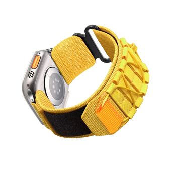 Bracelete Orysin para Apple Watch Series 9 41mm | Militar Nylon | Amarelo - 1