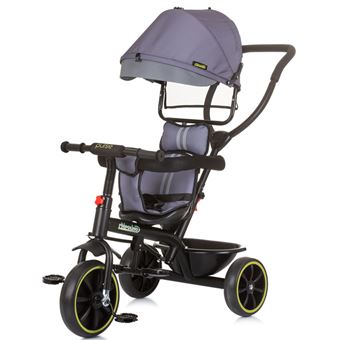 Triciclo com Capota Chipolino Pulse | Granite - 1
