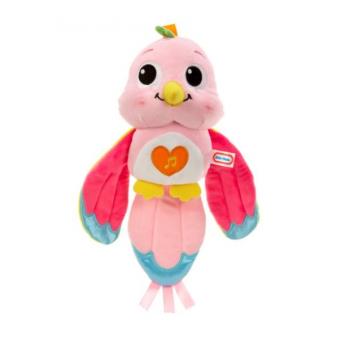 Peluche Little Tikes Lullaby Lovebird - Pink Ciano e Rosa