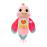 Peluche Little Tikes Lullaby Lovebird - Pink Ciano e Rosa_1