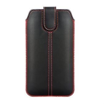Capa Tipo Bolsa Ultra Fina Lmobile M4 para Samsung S10/Note 10/J3 2017 /para Sony Xperia Z3/Z4/Z5 para Huawei P30/P9/P9 Liten Xperia Z1/Z2/Z3/Z4/Z5/M5/P9/P9 Lite/Galaxy J3 2017 - Preto - 1