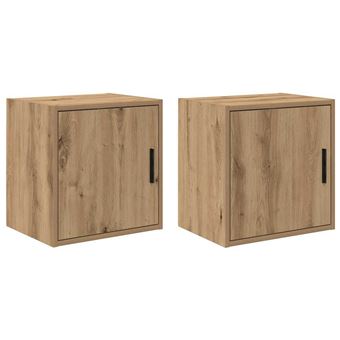 Armários de parede para garagem vidaXL |  2 Peças | derivados de madeira - 1