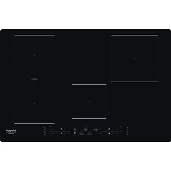 Placa de Indução Hotpoint HB 0577B NE | Elétrica | 77 cm | 4 Zonas | Preto - 1