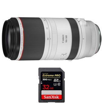 Canon RF 100-500mm f/4.5-7.1L IS USM + 1 SanDisk 32GB Extreme PRO UHS-II SDXC 300 MB/s + PDF 15 Técnicas para Melhorar as suas Fotografias - 1
