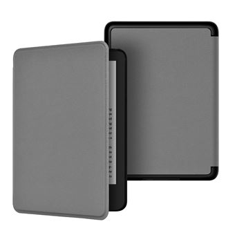 Capa FLOODKING para Amazon Kindle Paperwhite4 | Couro PU Magnético | Modo Automático | Proteção Total | Cinzento - 1
