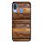Capa Hapdey para Samsung Galaxy A40 2019 Design Pranchas de Madeira em Silicone Flexível e TPU Preto_0