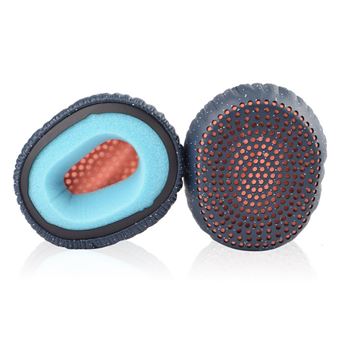 Almofadas de Substituição HSMY para Auscultadores Skullcandy Riff Wireless - Preto e Azul - 1