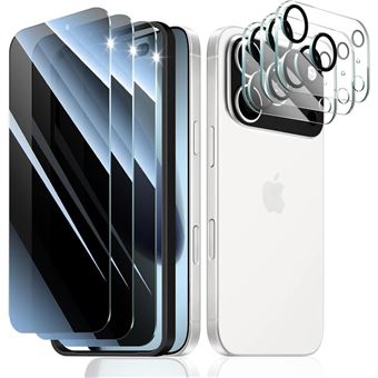 Película Protetora de Privacidade Vidro Temperado Anti-Espiã + Protetor de Lente V-REEL para iPhone 17 Pro Max | 3 Peças - 1