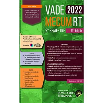 Vade Mecum Rt 2022 - 2O Semestre - 21A Edição - 1