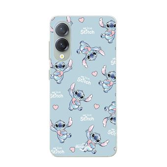 Capa Maniacase para Samsung Galaxy S25 Edge | Stitch Coração De Amor Rosa - 1