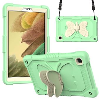 Capa e TPU com Suporte em forma de borboleta e Alça de ombro bege/Verde Magunivers para Samsung Galaxy Tab A7 Lite 8.7 inch - 1