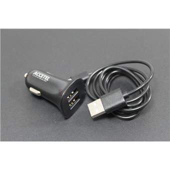 Carregador de Isqueiro + Cabo Accetel para Hisense T5 2.1A 2xUSB - 1