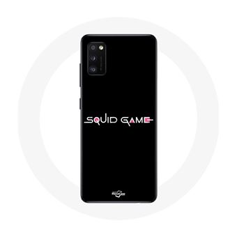 Capa Maniacase para Samsung Galaxy S20 Plus Squid Game Logotipo Fundo Preto - 1