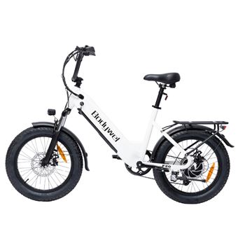 Bicicleta Elétrica Bodywel F20 | Todo O Terreno | 48V | 13,5Ah | Branca - 1