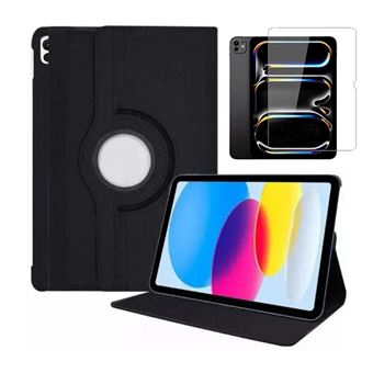 Kit Capa Proteção Rotativa 360 + Película de Vidro Temperado Gorilasglass GIFT4ME para Apple Apple iPad Pro 11 (2024) | Preto - 1