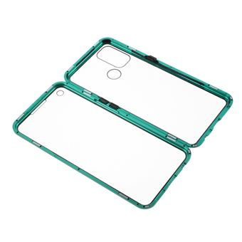 Capa Magunivers de Estructura de Metal Full Frame Magnético de Dupla Face Verde para Oppo A53(2020) - 1