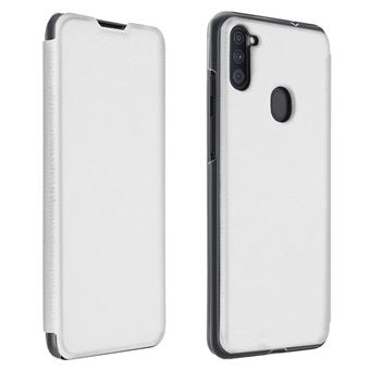 Capa de Proteção Avizar para para Samsung Galaxy A11 | Carteira Porta-Cartões - Branco - 1