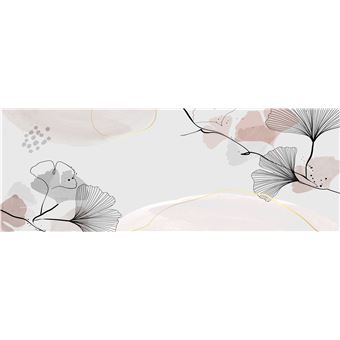 Tapete de Vinil VINILIKO Jardín Zen | 66x180 cm | PVC Antiderrapante | Vinílico | Impermeável | Lavável | Ignífugo - 1