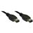 InLine FireWire M-M 1m 6-p Preto_1