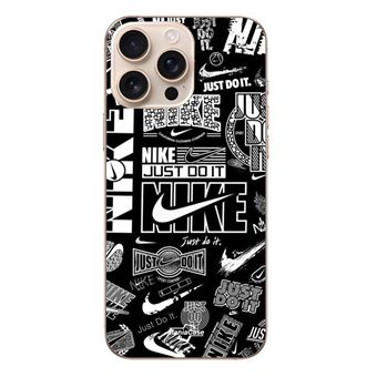 Capa Maniacase para Iphone 16 Pro Max | Nike air logo Download Nike Graffiti Preto e branco - 1
