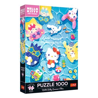 Puzzle Trefl Gato Premium Plus Quality Hello Kitty | 1000 Peças - 1
