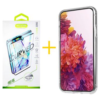 Pack Accetel 1 x Película de Vidro Temperado Curvo + Capa para Xiaomi 12 Gel Reforçado - Transparente Clear - 1