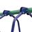 Conjunto de Baloiços vidaXL com 5 Lugares Laranja_2