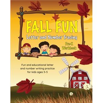 Fall Fun Letter And Number Tracing - 1