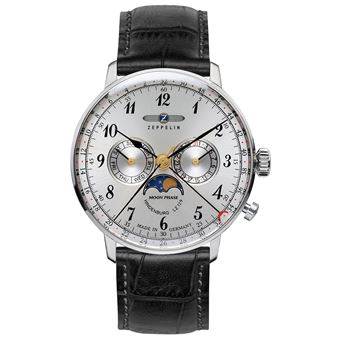Relógio Homem ZEPPELIN LZ129 HINDENBURG MOONPHASE 7036-1 - Preto - 1