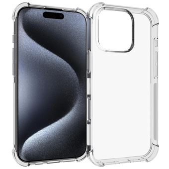 Capa de silicone TUMUNDOSMARTPHONE anti-choque transparente para iPhone 16 Pro (6.3) - 1