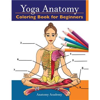 Yoga Anatomy Coloring Book For Beginners - 1