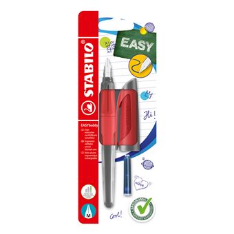 Caneta de Tinta Permanente STABILO EASYbuddy | Coral, Vermelho - 1