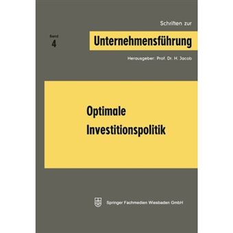 Optimale Investitionspolitik - Paperback / softback - 1969 - 1