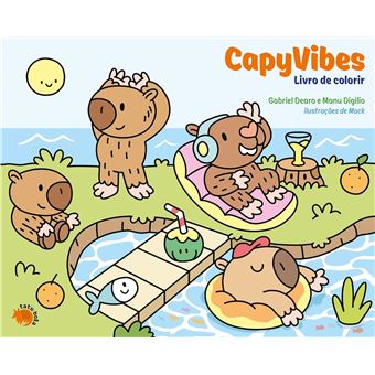Capyvibes: Livro De Colorir - 1