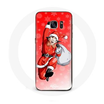 Capa Maniacase para Samsung Galaxy S7 Anime Son Goku Dragon Ball O Dia de Natal 2023 - 1