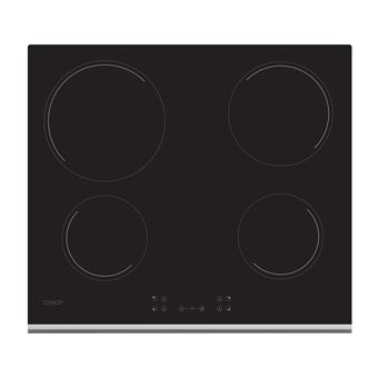 Placa de Vitrocerâmica Candy Timeless CH64XB | Elétrica | 59 cm | 4 Zonas | Preto - 1