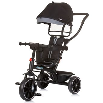 Triciclo com Capota Chipolino Pulse | Obsidian - 1