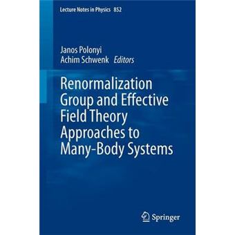 Renormalization Group and Effective Field Theory Approaches to Many-Body Systems - Paperback - 2012 - 1