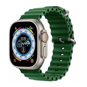Bracelete Silicone Ondulada GIFT4ME para Apple Watch Ultra 3 | Verde - 1