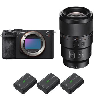 Sony A7CR Preto + FE 90mm f/2.8 Macro G OSS + 3 Sony NP-FZ100 + PDF MCZ DIRECT - 1