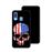Capa Hapdey para Samsung Galaxy A40 2019 Design Caveira Bandeira Americana em Silicone Flexível e TPU Preto_2