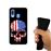 Capa Hapdey para Samsung Galaxy A40 2019 Design Caveira Bandeira Americana em Silicone Flexível e TPU Preto_3