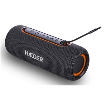 Coluna Portátil Estéreo Haeger SP-10W.003A | Preto - 1
