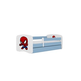 Cama 180 x 80 cm Kocot Kids com colchão BabyDreams Spiderman Blue - 1