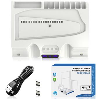 Base de Carregamento Brancops5 EZII P5033  | para PS5 Slim | Branco - 1