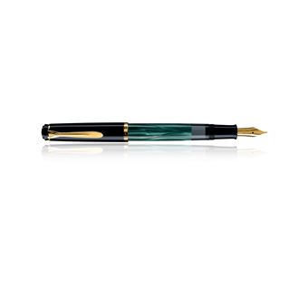 Caneta de tinta permanente Pelikan Classic M200 | Dourado, Verde - 1