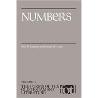 Numbers, The Forms Of The Old Testament Literature - 1