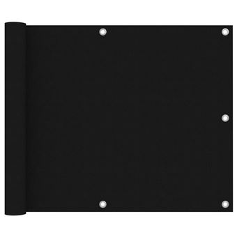 Tela de Varanda vidaXL | 75x600 cm | Tecido Oxford | preto - 1